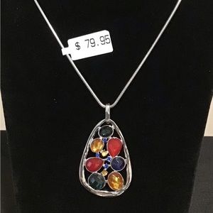 Ballet Brand Necklace with Multicolored Pendant